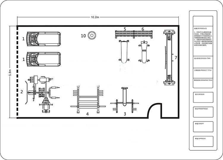 60平米健身房方案